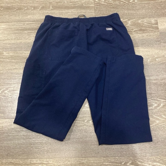 LIKE NEW FIGS Yola Skinny Scrub Pants Small Navy - Picture 4 of 5